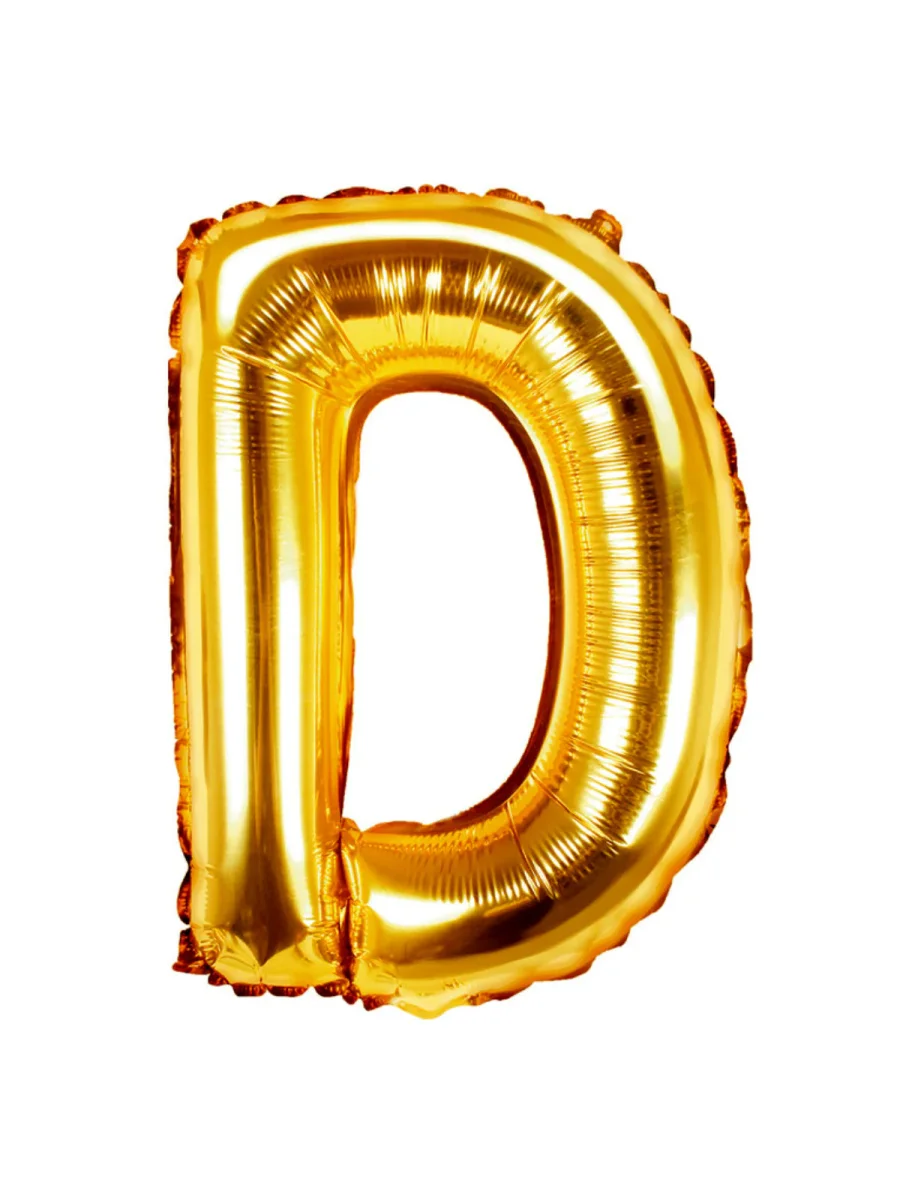 Globo Letras Metálico 16´ Letras Doradas 1 Unidad - Imagen 6